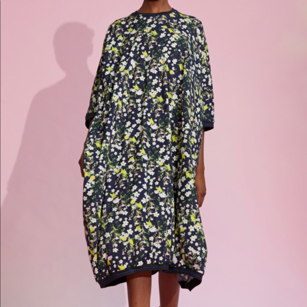 Cynthia Rowley oversized floral T shirt dress OS